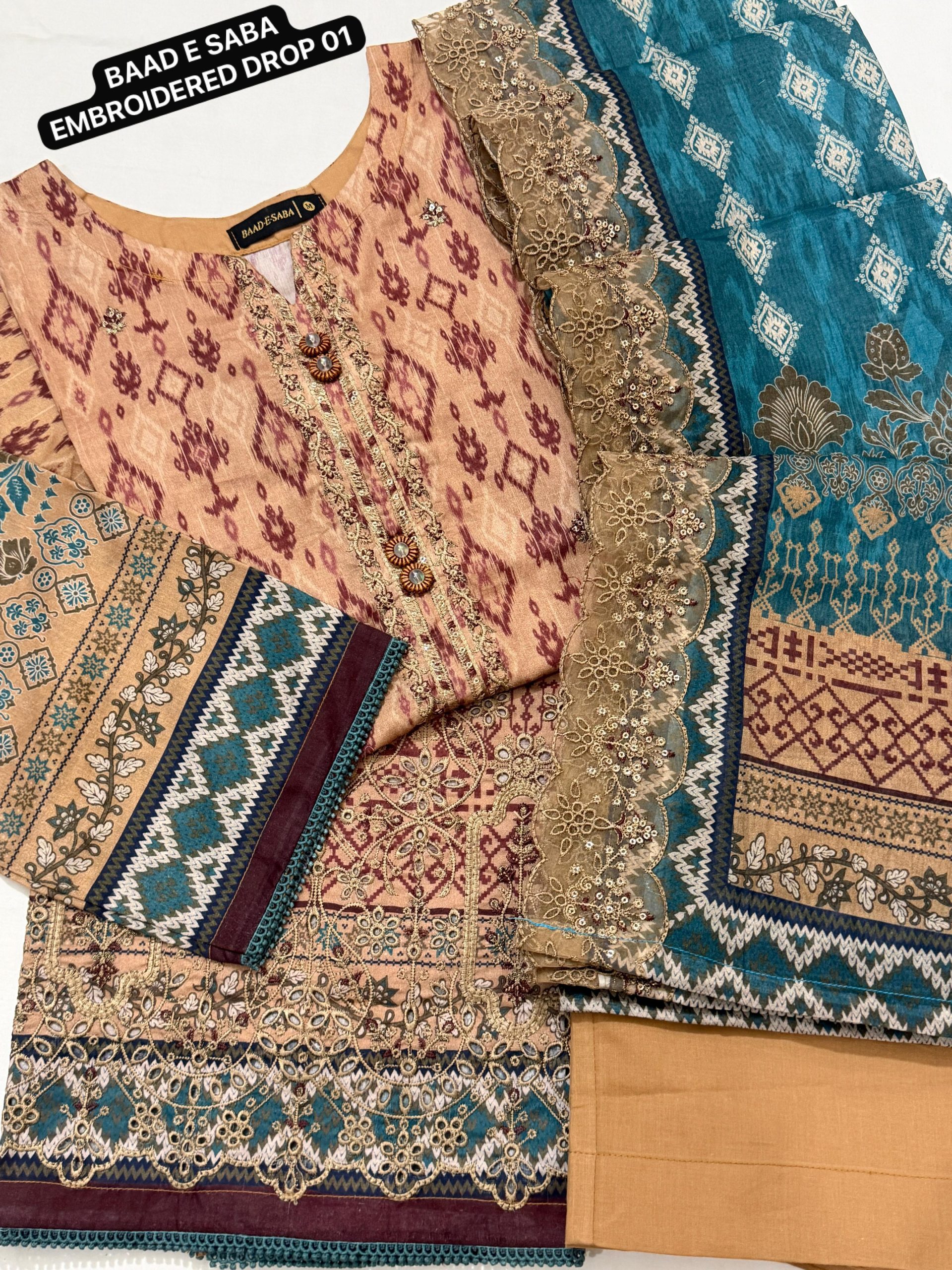 Baad. E. Saba stitched collection - Image 6